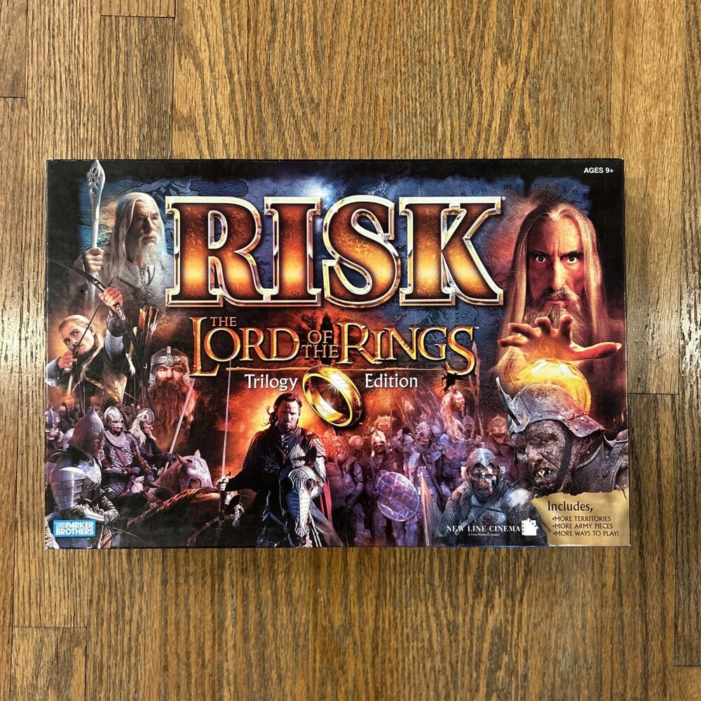 2003 Risk: The Lord of the Rings Trilogy by Hasbro Complete in Great Condition